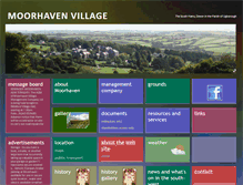 Tablet Screenshot of moorhaven.org.uk